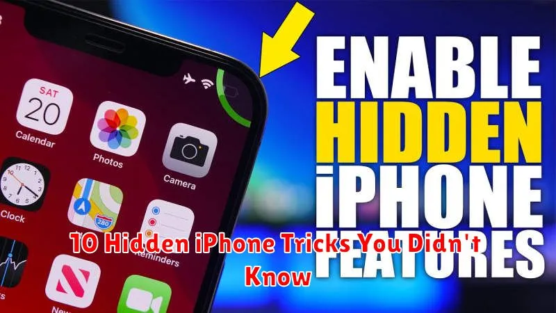 10 Hidden iPhone Tricks You Didn't Know