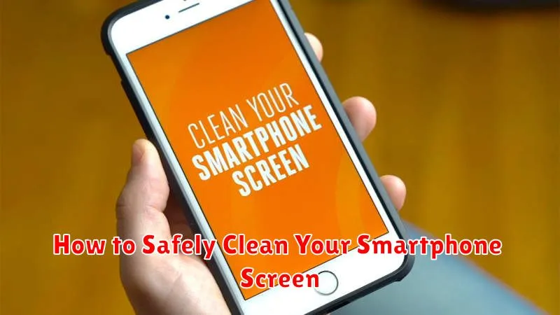 How to Safely Clean Your Smartphone Screen
